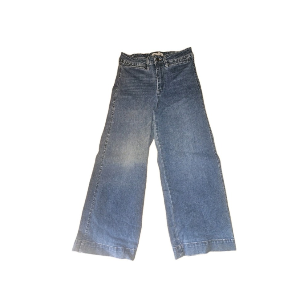 OAT NEW YORK Jeans Womens 2/26 High Rise Wide Leg Retro Boho 90's Y2K